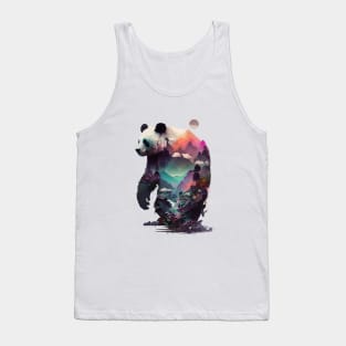 Standing Giant Panda Tank Top